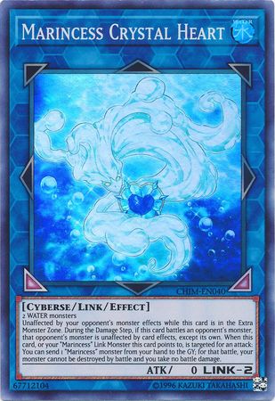 Marincess Crystal Heart CHIM EN040 Super Rare Unlimited Chaos Impact Unlimited Singles Marincess Crystal Heart CHIM EN040 Super Rare Unlimited Chaos Impact Unlimited Singles