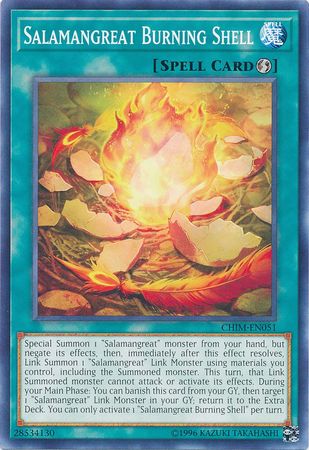 Salamangreat Burning Shell CHIM EN051 Common Unlimited Chaos Impact Unlimited Singles Salamangreat Burning Shell CHIM EN051 Common Unlimited Chaos Impact Unlimited Singles