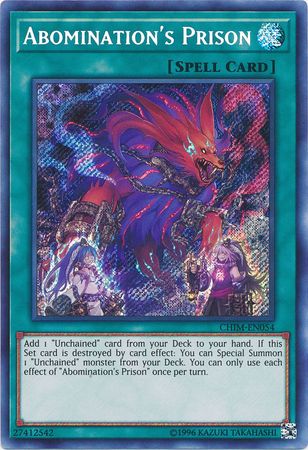 Abomination s Prison CHIM EN054 Secret Rare Unlimited Chaos Impact Unlimited Singles Abomination s Prison CHIM EN054 Secret Rare Unlimited Chaos Impact Unlimited Singles