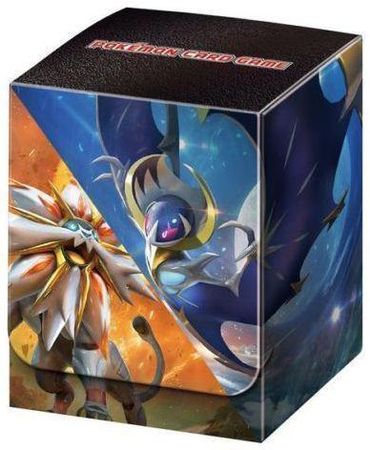 Pokemon Center Sun & Moon Solgaleo & Lunala Deck Box