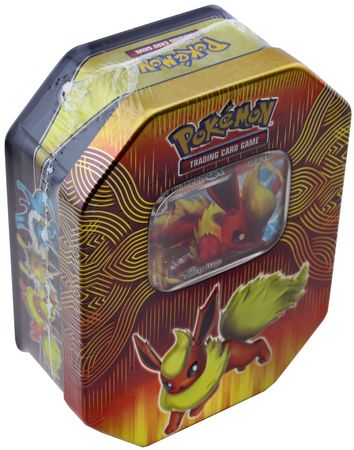Pokemon 2019 Elemental Power Flareon GX Collectors Tin Sealed Pokemon 2B3