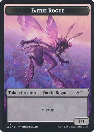 Faerie Rogue Token 015 SLD Promo Secret Lair Drop Series Singles Faerie Rogue Token 015 SLD Promo Secret Lair Drop Series Singles
