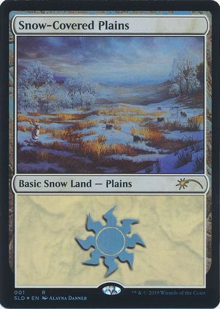 Snow Covered Plains 001 SLD Foil Promo Secret Lair Drop Series Singles Snow Covered Plains 001 SLD Foil Promo Secret Lair Drop Series Singles