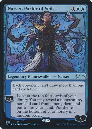 Narset Parter of Veils SLD Stained Glass Foil Promo Secret Lair Drop Series Singles Narset Parter of Veils SLD Stained Glass Foil Promo Secret Lair Drop Series Singles