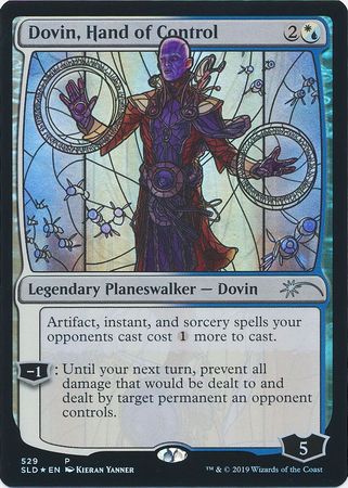 Dovin Hand of Control SLD Stained Glass Foil Promo Secret Lair Drop Series Singles Dovin Hand of Control SLD Stained Glass Foil Promo Secret Lair Drop Series Singles