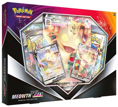 Meowth VMAX Special Collection Box Pokemon Pokemon Sealed Product Meowth VMAX Special Collection Box Pokemon Pokemon Sealed Product