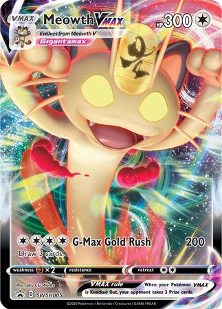 Build-A-Bear Pokemon MEOWTH COLLECTORS CARD Gamer Limited SEALED MINT NEW