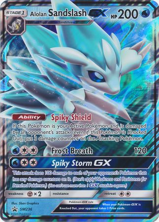 Alolan Sandslash GX - SM236 - Oversized Promo