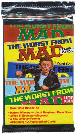 Mad Magazine 1992 The Worst From Mad Booster Pack Various Other CCG Sealed Product Mad Magazine 1992 The Worst From Mad Booster Pack Various Other CCG Sealed Product
