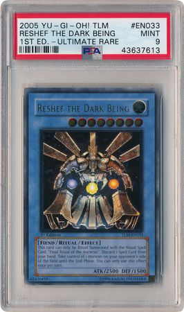 Ultimate Rare Reshef the Dark Being TLM EN033 PSA Mint 9 1st Ed TLM 7613 The Lost Millennium TLM 1st Edition Singles Ultimate Rare Reshef the Dark Being TLM EN033 PSA Mint 9 1st Ed TLM 7613 The Lost Millennium TLM 1st Edition Singles