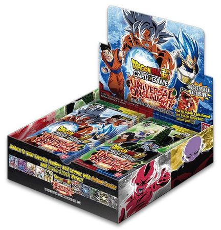 Dragon Ball Super Universal Onslaught Booster Box of 24 Packs Bandai Dragon Ball Super Universal Onslaught Booster Box of 24 Packs Bandai