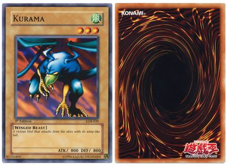 Kurama LOB 039 Common 1st Edition Asian English Version Kurama LOB 039 Common 1st Edition Asian English Version