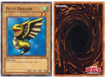 Petit Dragon LOB 024 Common 1st Edition Asian English Version Petit Dragon LOB 024 Common 1st Edition Asian English Version