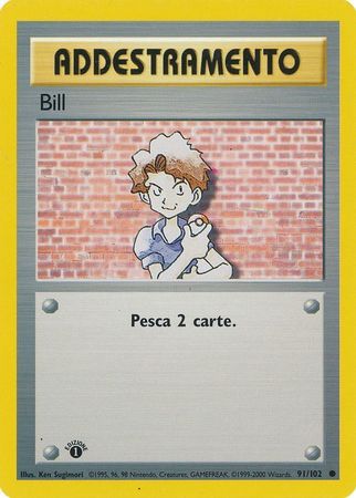 Bill 91 102 Common 1st Edition Base Set Italian Other Non English Pokemon Singles Bill 91 102 Common 1st Edition Base Set Italian Other Non English Pokemon Singles