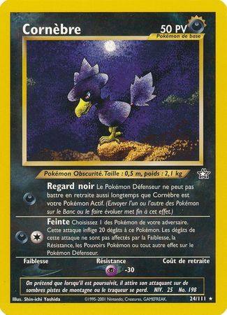 Cornebre Murkrow 24 111 Rare Unlimited French Other Non English Pokemon Singles Cornebre Murkrow 24 111 Rare Unlimited French Other Non English Pokemon Singles