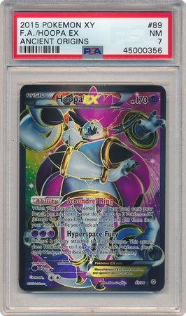 Hoopa EX 89 98 PSA NM 7 Full Art Ultra Rare XY Ancient Origins 0356 XY Ancient Origins Singles Hoopa EX 89 98 PSA NM 7 Full Art Ultra Rare XY Ancient Origins 0356 XY Ancient Origins Singles
