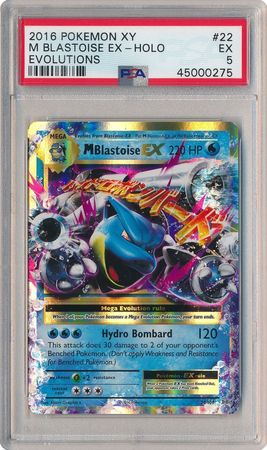 M Blastoise EX 22 108 PSA EX 5 Ultra Rare XY Evolutions 0275 XY Evolutions Singles M Blastoise EX 22 108 PSA EX 5 Ultra Rare XY Evolutions 0275 XY Evolutions Singles