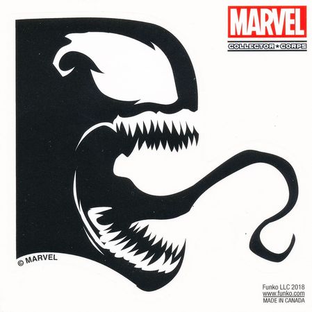 Marvel Venom Sticker Collector Corps Funko Marvel Venom Sticker Collector Corps Funko