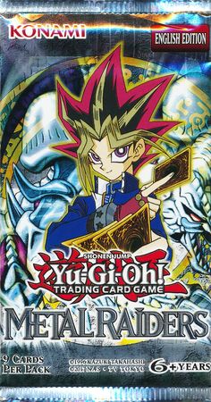 YuGiOh Metal Raiders New and Sealed YuGiOh Booster Pack 