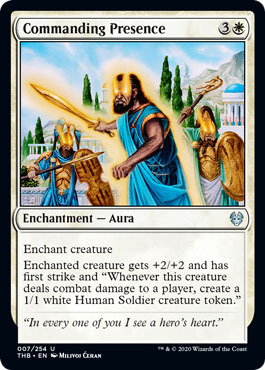 Commanding Presence 007 254 Theros Beyond Death Singles Commanding Presence 007 254 Theros Beyond Death Singles