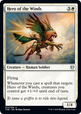Hero of the Winds 023 254 Theros Beyond Death Singles Hero of the Winds 023 254 Theros Beyond Death Singles