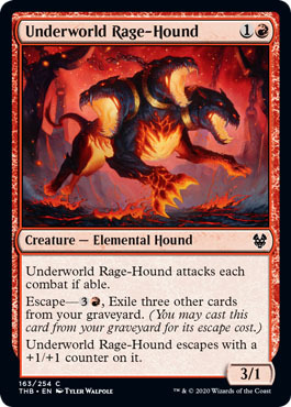 Underworld Rage Hound 163 254 Theros Beyond Death Singles Underworld Rage Hound 163 254 Theros Beyond Death Singles