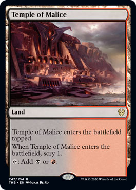 Temple of Malice 247 254 Theros Beyond Death Singles Temple of Malice 247 254 Theros Beyond Death Singles