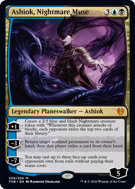 Ashiok Nightmare Muse 208 254 Theros Beyond Death Singles Ashiok Nightmare Muse 208 254 Theros Beyond Death Singles