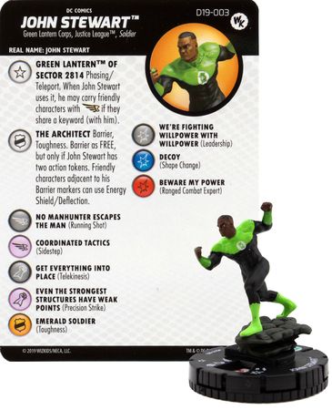 John Stewart D19 003 Wizkids Promo Marvel Heroclix Heroclix WizKids Promos John Stewart D19 003 Wizkids Promo Marvel Heroclix Heroclix WizKids Promos