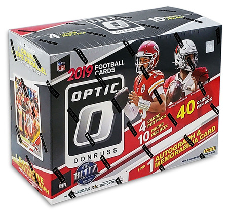 2019 Panini Donruss Optic Football Hobby Collectors Box Panini 96055 Football Trading Card Sealed Product 2019 Panini Donruss Optic Football Hobby Collectors Box Panini 96055 Football Trading Card Sealed Product