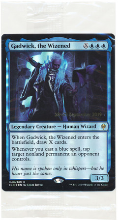 Gadwick the Wizened 048 269 Sealed ELD Prerelease Foil Promo Magic The Gathering Promo Cards Gadwick the Wizened 048 269 Sealed ELD Prerelease Foil Promo Magic The Gathering Promo Cards