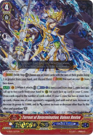 Torrent of Determination Valeos Revive V SS01 027EN RRR V Special Series 1 Premium Collection 2019 SS01 Torrent of Determination Valeos Revive V SS01 027EN RRR V Special Series 1 Premium Collection 2019 SS01