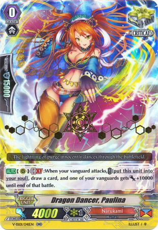 Dragon Dancer Paulina V SS01 041EN RR Hot Stamped Foil Dragon Dancer Paulina V SS01 041EN RR Hot Stamped Foil