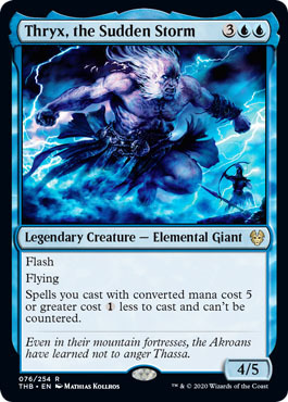 Thryx the Sudden Storm 076 254 Theros Beyond Death Singles Thryx the Sudden Storm 076 254 Theros Beyond Death Singles