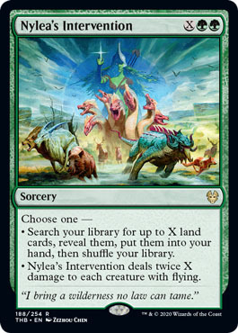 Nylea s Intervention 188 254 Theros Beyond Death Singles Nylea s Intervention 188 254 Theros Beyond Death Singles