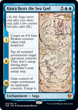 Kiora Bests the Sea God 052 254 Theros Beyond Death Singles Kiora Bests the Sea God 052 254 Theros Beyond Death Singles
