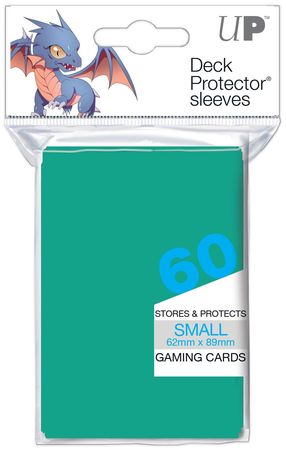 Ultra Pro Aqua 60ct Yugioh Sized Mini Sleeves UP15262 Ultra Pro Aqua 60ct Yugioh Sized Mini Sleeves UP15262
