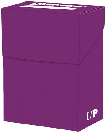 Ultra Pro Plum Deck Box UP85295 Deck Boxes Gaming Storage Ultra Pro Plum Deck Box UP85295 Deck Boxes Gaming Storage