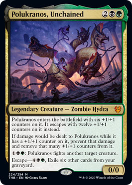 Polukranos Unchained 224 254 Theros Beyond Death Singles Polukranos Unchained 224 254 Theros Beyond Death Singles
