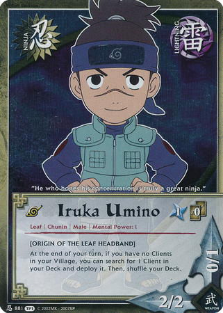 Iruka Umino (Leaf Headband) at NARUTO X BORUTO Ultimate Ninja