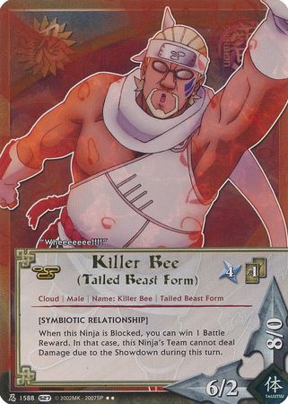 Killer Bee Tailed Beast Form 1588 Rare Foil Killer Bee Tailed Beast Form 1588 Rare Foil