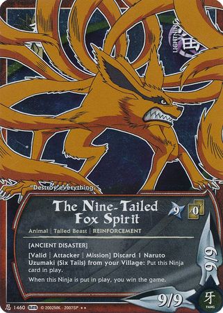 005 Super Rare Naruto CCG Mission Disaster of the Nine-Tailed Fox Spirit 