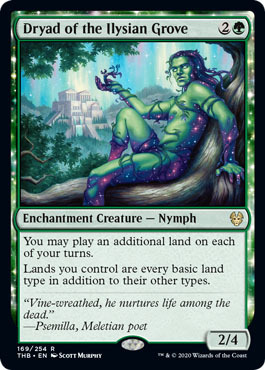 Dryad of the Ilysian Grove 169 254 Theros Beyond Death Singles Dryad of the Ilysian Grove 169 254 Theros Beyond Death Singles
