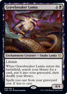 Gravebreaker Lamia 098 254 Theros Beyond Death Singles Gravebreaker Lamia 098 254 Theros Beyond Death Singles