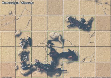 Speeder Wreck Terrain Tile Star Wars Mini Star Wars Miniatures Maps Tiles Speeder Wreck Terrain Tile Star Wars Mini Star Wars Miniatures Maps Tiles