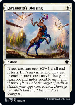 Karametra s Blessing 026 254 Theros Beyond Death Singles Karametra s Blessing 026 254 Theros Beyond Death Singles
