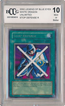 Stop Defense LOB 095 BCCG Gem Mint 10 Rare Unlimited LOB 4916 Legend Of Blue Eyes White Dragon LOB Unlimited Singles Stop Defense LOB 095 BCCG Gem Mint 10 Rare Unlimited LOB 4916 Legend Of Blue Eyes White Dragon LOB Unlimited Singles
