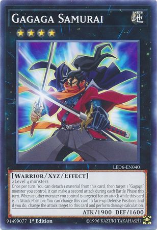 Gagaga Samurai LED6 EN040 Common 1st Edition Legendary Duelists Magical Hero 1st Edition Singles Gagaga Samurai LED6 EN040 Common 1st Edition Legendary Duelists Magical Hero 1st Edition Singles