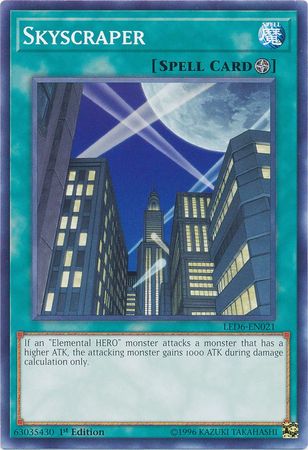 Skyscraper LED6 EN021 Common 1st Edition Legendary Duelists Magical Hero 1st Edition Singles Skyscraper LED6 EN021 Common 1st Edition Legendary Duelists Magical Hero 1st Edition Singles