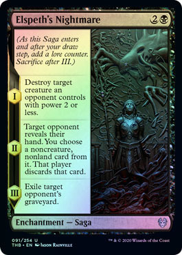Elspeth s Nightmare 091 254 Foil Theros Beyond Death Foil Singles Elspeth s Nightmare 091 254 Foil Theros Beyond Death Foil Singles